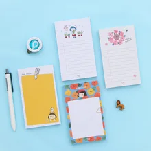 8 шт./лот мультфильм блокнот милые memos ежедневник Pad 70 листов клей пост канцелярские инструменты школьные принадлежности F854