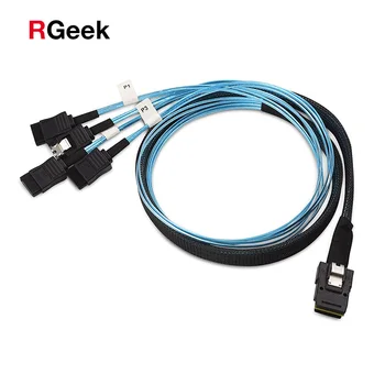 

Internal Mini SAS 8087 to SATA Cable SFF-8087 to SATA Forward Breakout