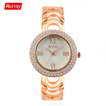 

Abrray Roman Numerals Rose Gold Watch Female Wristwatch Watch Women Bracelet Watches Ladies Wrist Watches 2018 Brand Luxury