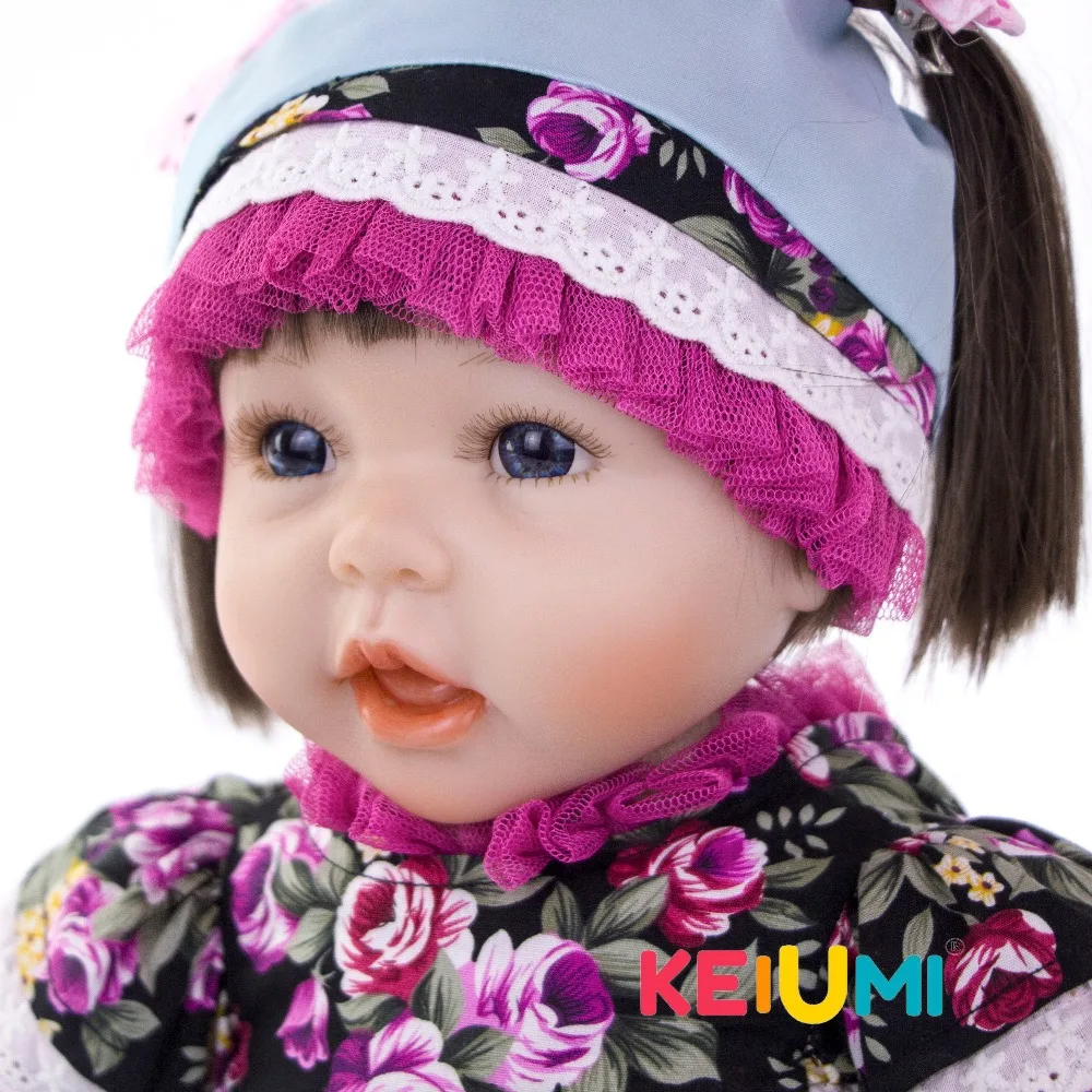 KEIUMI Baby Reborn Dolls 2" Мягкие силиконовые Reborn Baby Doll Girl 55 см реалистичные игрушки для детей подарки на день рождения DIY Boneca