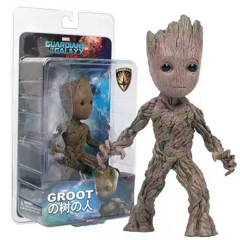 

Marvel Guardians of The Galaxy Avengers Cute Baby Groot Tree Man Action Figure Model Doll Toys for Kids Adult Gift