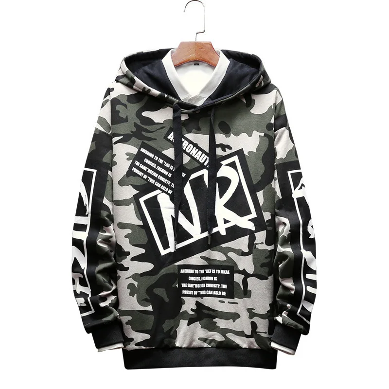 

2019 camouflage Sweatshirt men's loose hooded the north Sweatshirt corta vento corinthians face Guccy Suprem championS tommIS