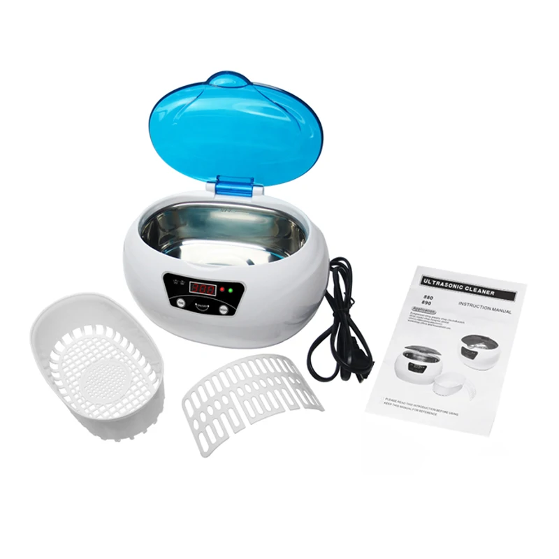 JP-890 600ML Large Tank Ultrasonic Cleaner Professional Washing Equipment With Degas Heating Timer Bath Ultrasound Washer EU P