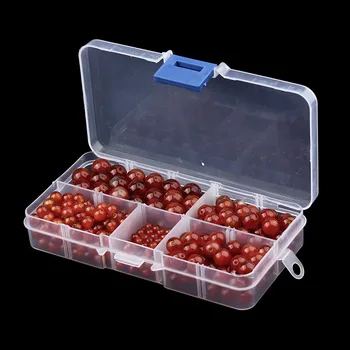 

340pcs/box 4mm 6mm 8mm 10mm Round Natural Genuine Red Beads Loose Beads Faceted for DIY Jewelry Accessories F2978