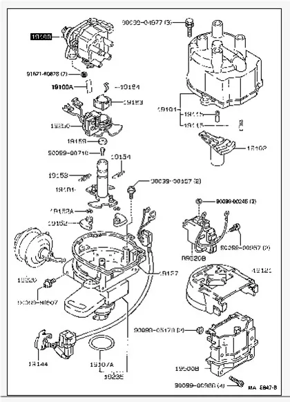 Компонентов для fithonda acuracivic Integra B16A B18C 1.6L 1.8L L4 30100-PT2-004 1996-2001