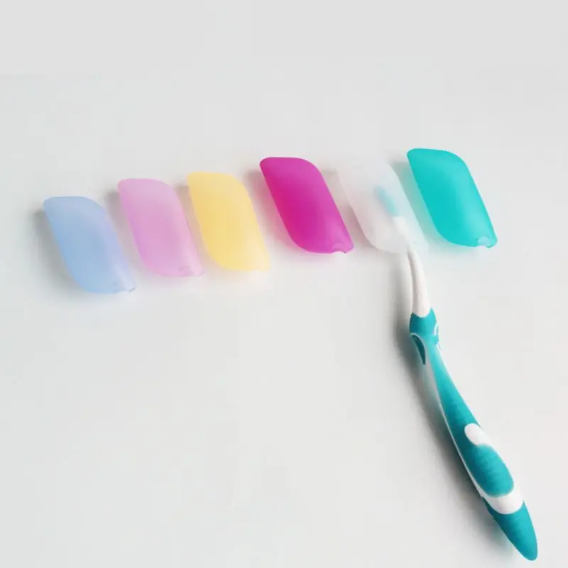 

3Pcs Portable Mini Silicone Toothbrush Head Sleeve Brush Case Protection Hygiene Cover Home Outdoor Traveling Bathroom Accessory