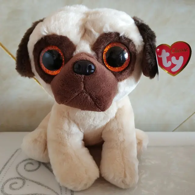 Buy RUFUS pug dog TY classic 10' 25CM BIG EYE Plush