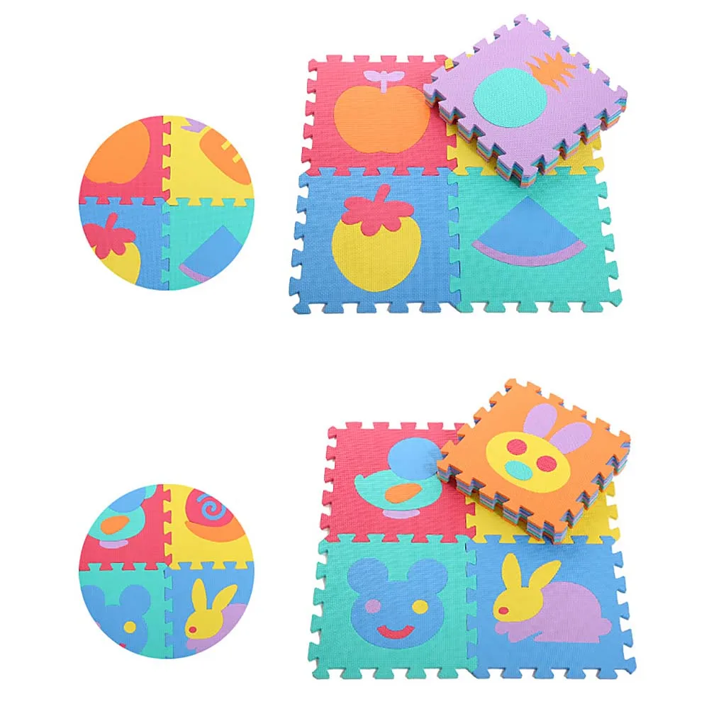 5pcs Puzzle EVA Foam Mat For Infant And Kids Waterproof Floor Room Game