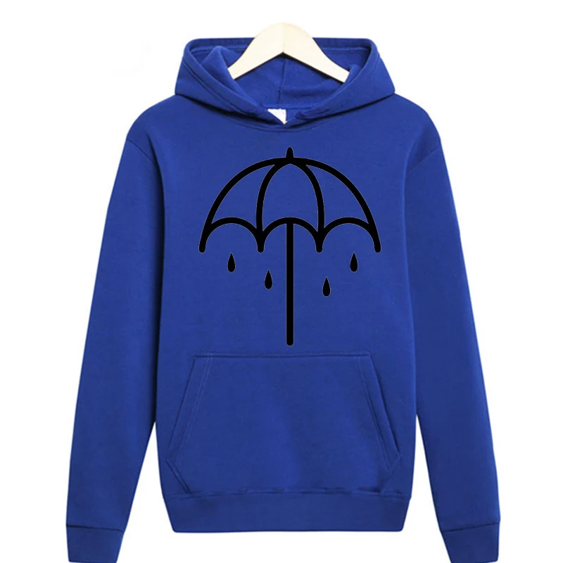  Causal Hip Hop Sudaderas Solid Color Cotton Long Sleeve Hoodies Men Clothes Bring Me The Horizon Pr