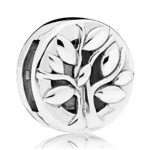 

Original 925 Sterling Silver Charm Reflexions Thee Of Life Clip Stopper Lock Beads Fit Pandora Bracelet & Bangle Diy Jewelry