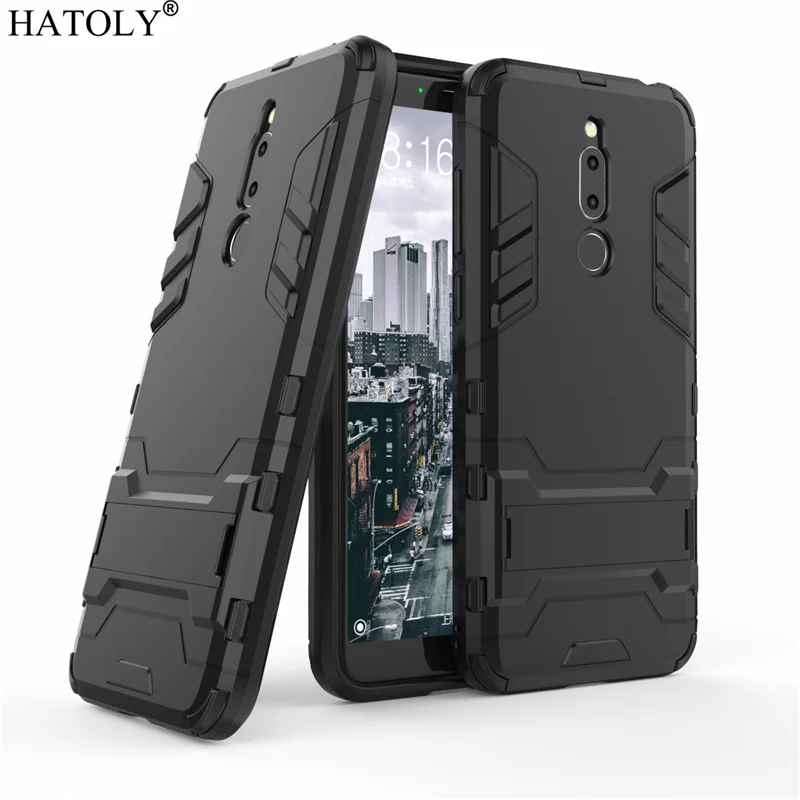 HATOLY чехол для Meizu M6T 6T противоударный робот из силиконовой резины Fundas M811Q|Бамперы| |
