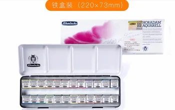 

24 Colors Pigment Solid artist Watercolor cake Paints Set Watercolor Pigment Set Art Supplies half pans student drawing using