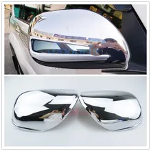 For Toyota Land Cruiser Prado FJ120 2003-2009 Door Mirror Cover Rear View Overlay With LED Lamp Chrome Car Styling Accessories For Toyota Land Cruiser Prado FJ120 2003-2009 Door Mirror Cover Rear View Overlay With LED Lamp Chrome Car Styling Accessories