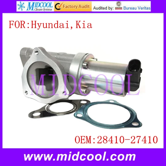 

New Exhaust Gas Recirculation EGR Valve OE NO. 2841027410 / 28410-27410 for Hyundai Kia