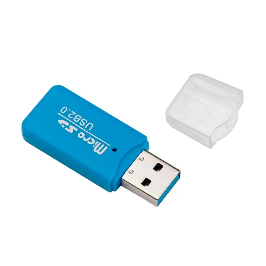 Высокоскоростной мини USB 2,0 Micro SD TF T-Flash адаптер для чтения карт памяти l0717 #3