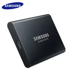 SAMSUNG T5 твердотельные накопители External 1 ТБ USB3.1 Gen2 внешний SSD 1 ТБ жесткий диск USB3.0 HDD для ноутбуков tablet 100% оригинал