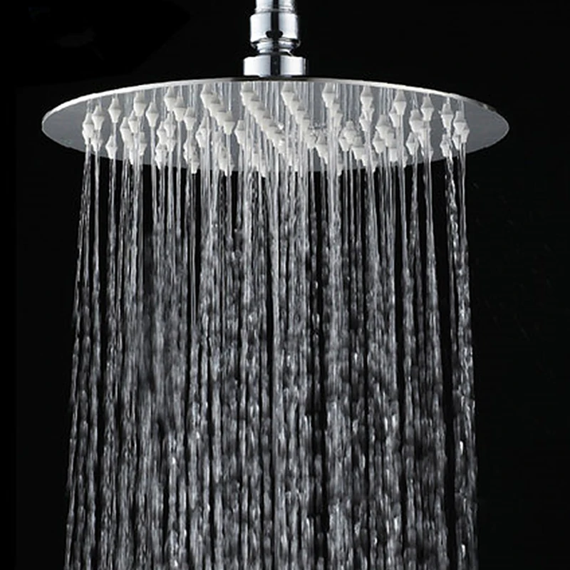 US $9.64 39% OFF|1Pcs Bathroom Shower Stainless Steel Ultra thin Square Top Sprayed Supercharged Shower Shower Head Pressure 10cm/15cm/20cm|Shower Heads| | - AliExpress