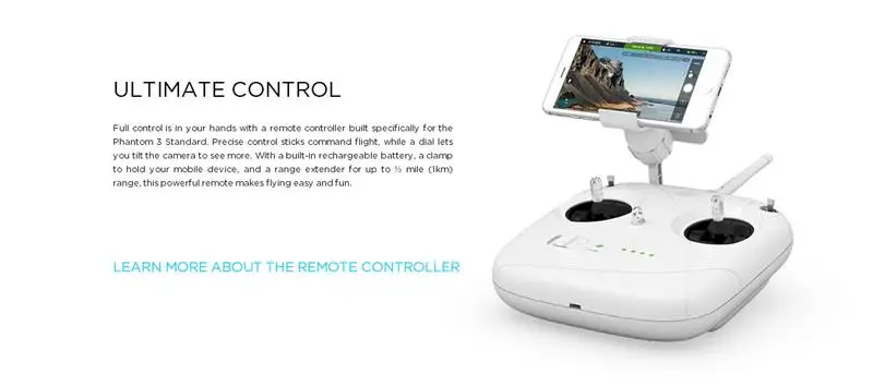 DJI Phantom 3 Standard FPV With 12MP Camera Shoots 2.7K Video RC Quadcopter RTF