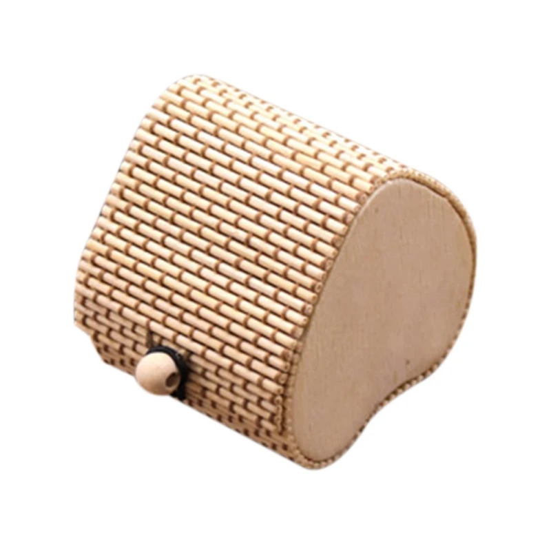 Bamboo Curtain Love Gift Jewelry Storage Box DIY Handmade Home Storage Box