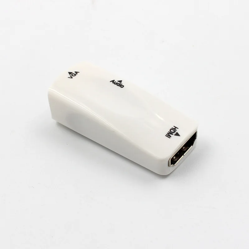  1080P Mini HDMI a VGA Audio Adapter Cable Converter Maschio a Femmina HD per il Computer Portatile 