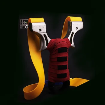 

Precise Aiming Slingshot Catapult Hunting High Quality Stainless steel With Rubber Band Outdoor Shooting Game Tactical Pocket