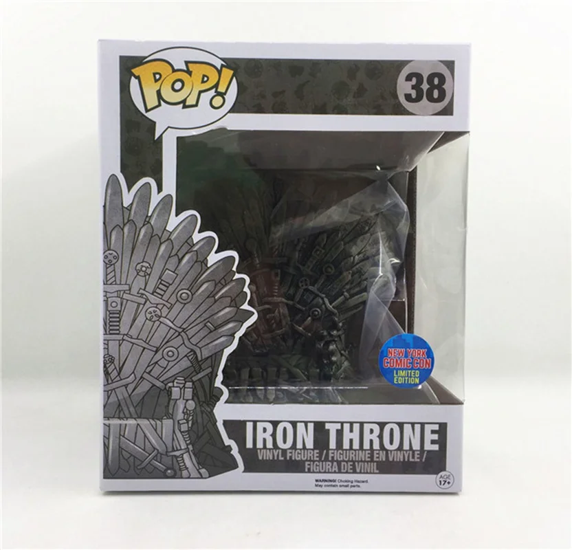Funko pop Song Of Ice And Fire Game Of Thrones & Iron Throne brinquedos Action Figure toys for children Gift with retail box
Funko pop Song Of Ice And Fire Game Of Thrones & Iron Throne brinquedos Action Figure toys for children Gift with retail box