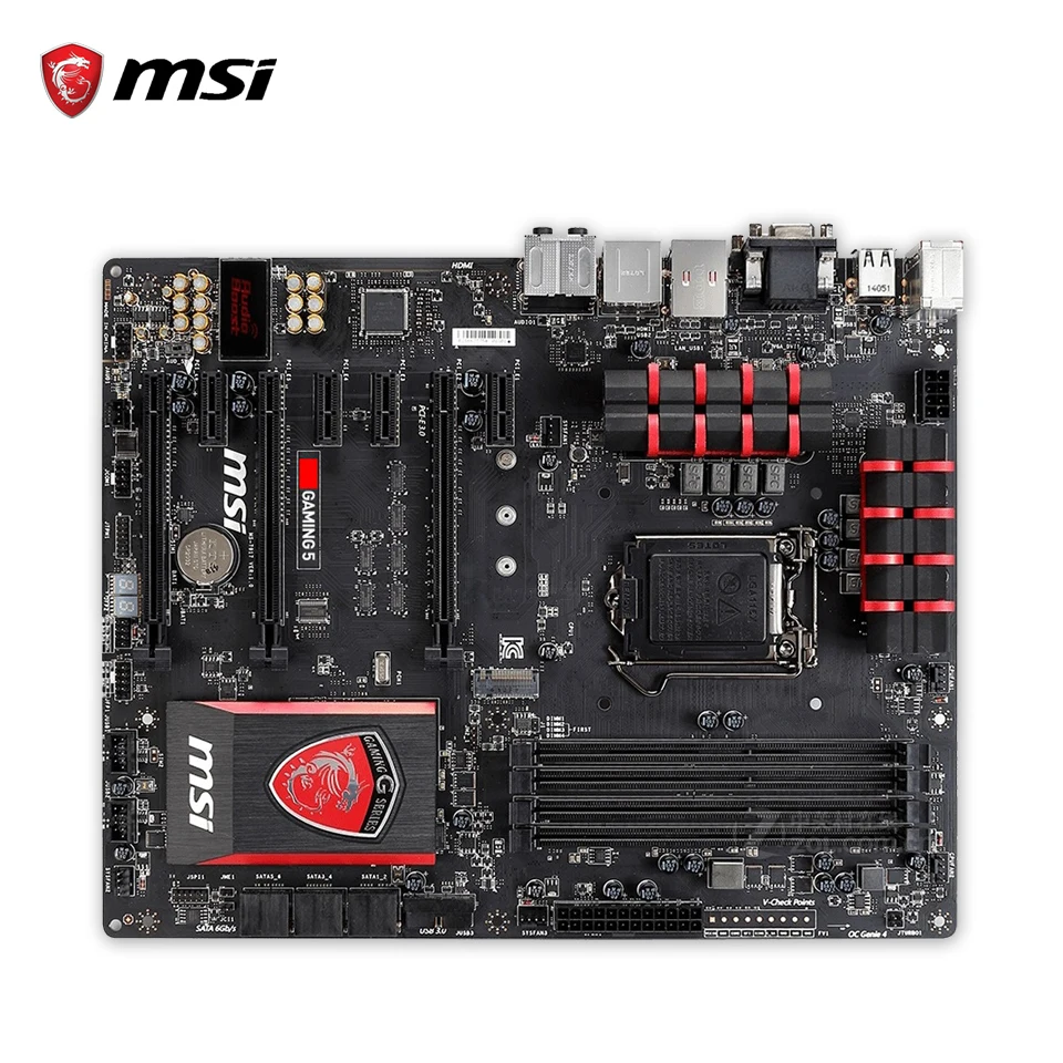 

MSI Z97 GAMING 5 Desktop Motherboard Z97 LGA 1150 DDR3 SATA3 USB3.0 32G ATX On Sale