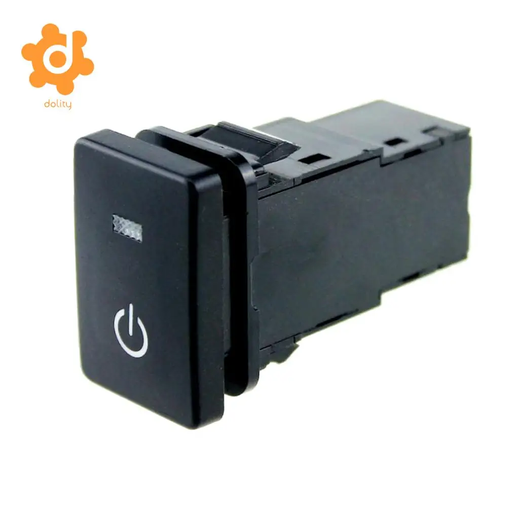 4 Pole Push Button Switch Blue LED for Toyota Camry Land Cruiser Hilux