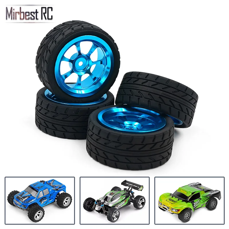 Mirbest RC diy запчасти для WLtoys A959 A979 A959-B A979-B радиоуправляемый автомобиль металлические аксессуары для обновления 1/10 металлические шины ступицы 12 мм адаптер - Цвет: Белый