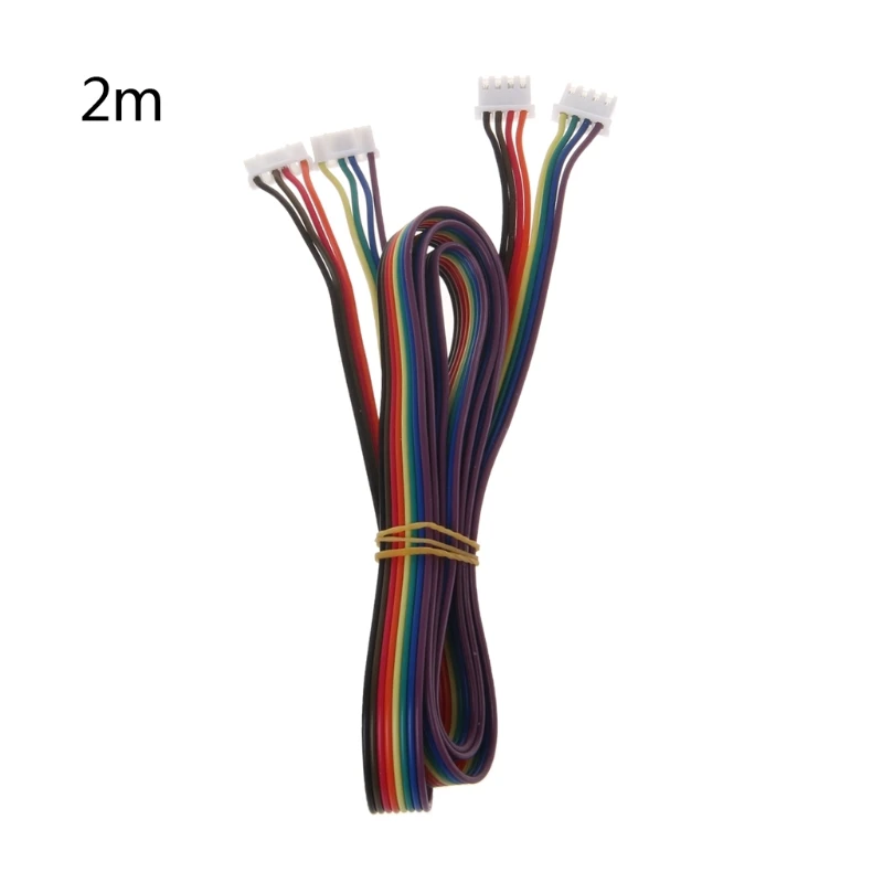 2 шт. 3D-принтеры Запчасти XH2.54 4pin Nema 17 шагового двигателя кабель 4pin кабель 42 двигателя 3D-принтеры аксессуары