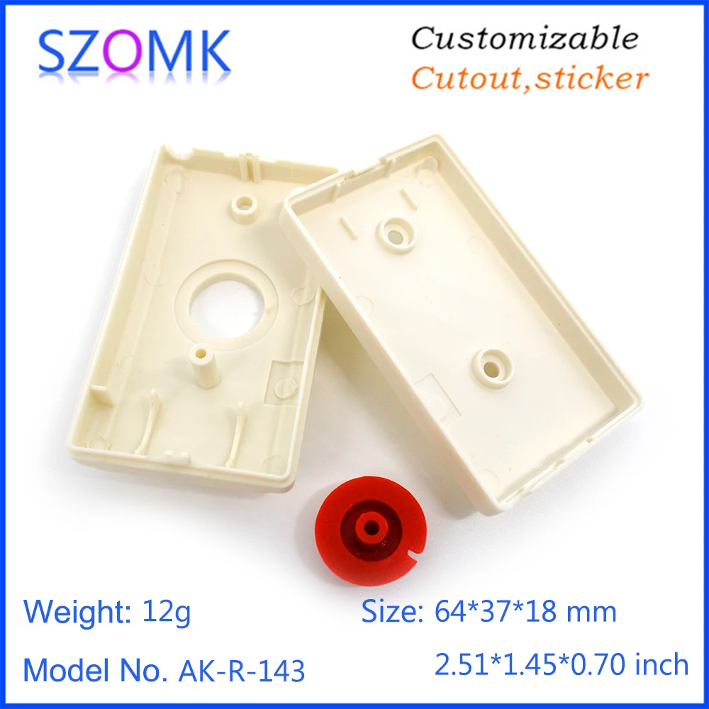 plastic electronics sensor enclosure control box szomk instrument housing case RFID project box (6)