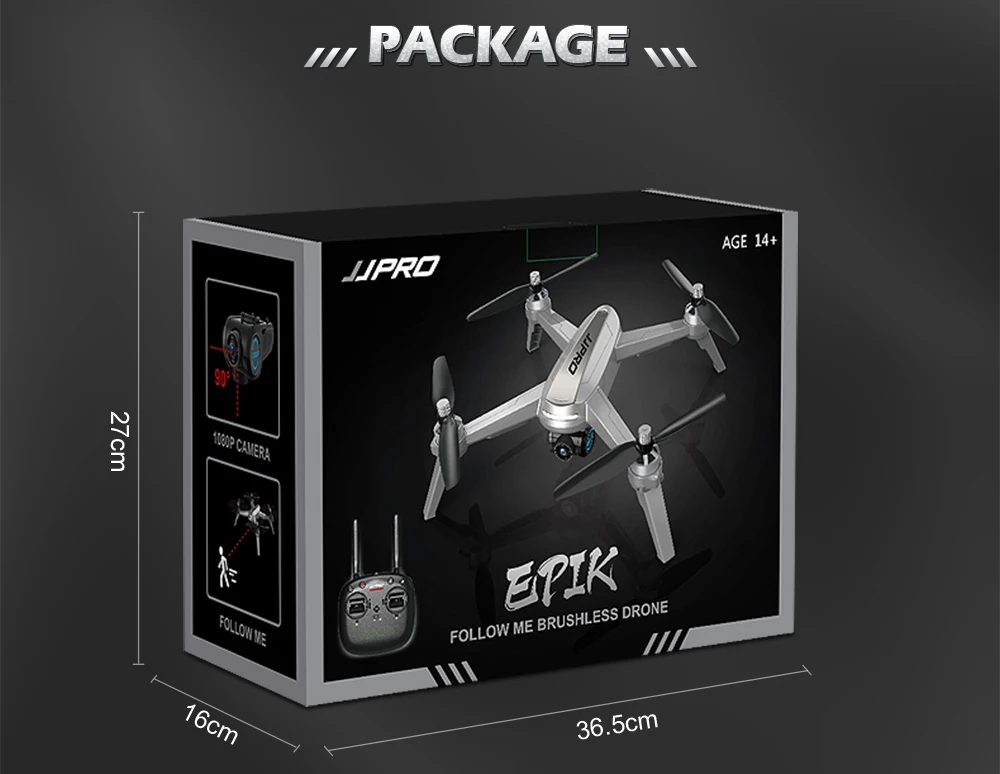 JJRC JJPRO X5 5G Wi-Fi FPV Радиоуправляемый Дрон gps позиционирование удержание высоты 1080P камера с интересным бесщеточным Мотором