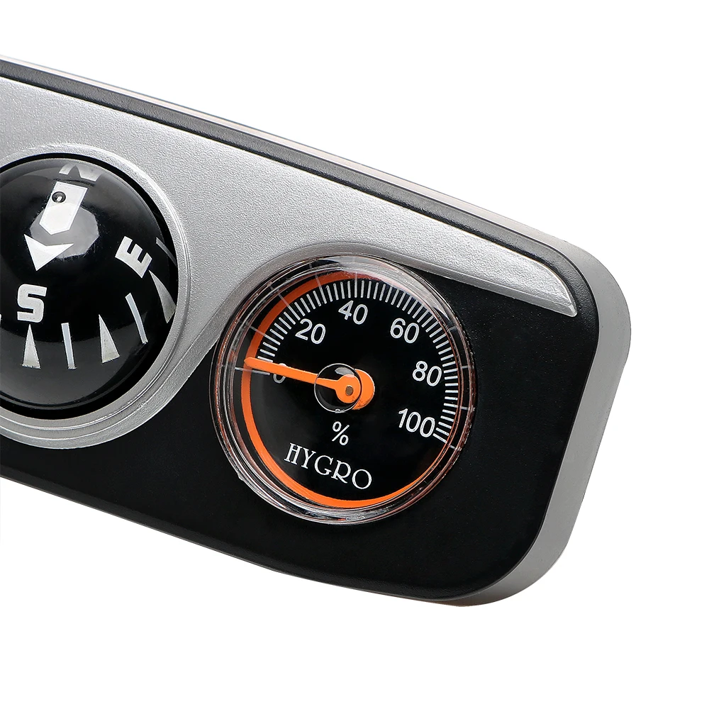 YOSOLO 3 в 1 руководство мяч Компасы автомобильные термометром и гигрометром декоративные часы для стайлинга автомобилей для Авто Лодка автомобилей орнамент аксессуары для интерьера