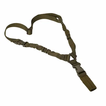 

Tactical One Single Point Sling Adjustable Bungee Rifle Gun Sling Strap System