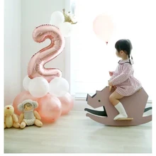13 шт. 32 дюймов номер Фольга воздушные шары с днем День рождения украшения детей Babyshower девочка и мальчик вечерние поставки детские игрушки