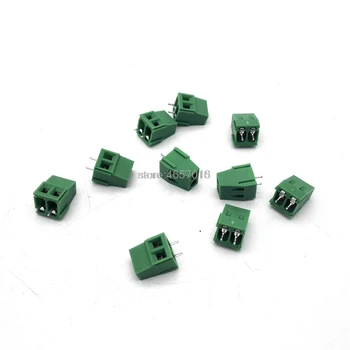 

10pcs KF128 2 Poles/2 Pin 2.54mm PCB Universal Screw Terminal Block Connector