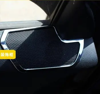 

For KIA Sportage R 2013 2014 interior refit pillar triangle circle decorative frame Audio outlet trim 2pcs per set