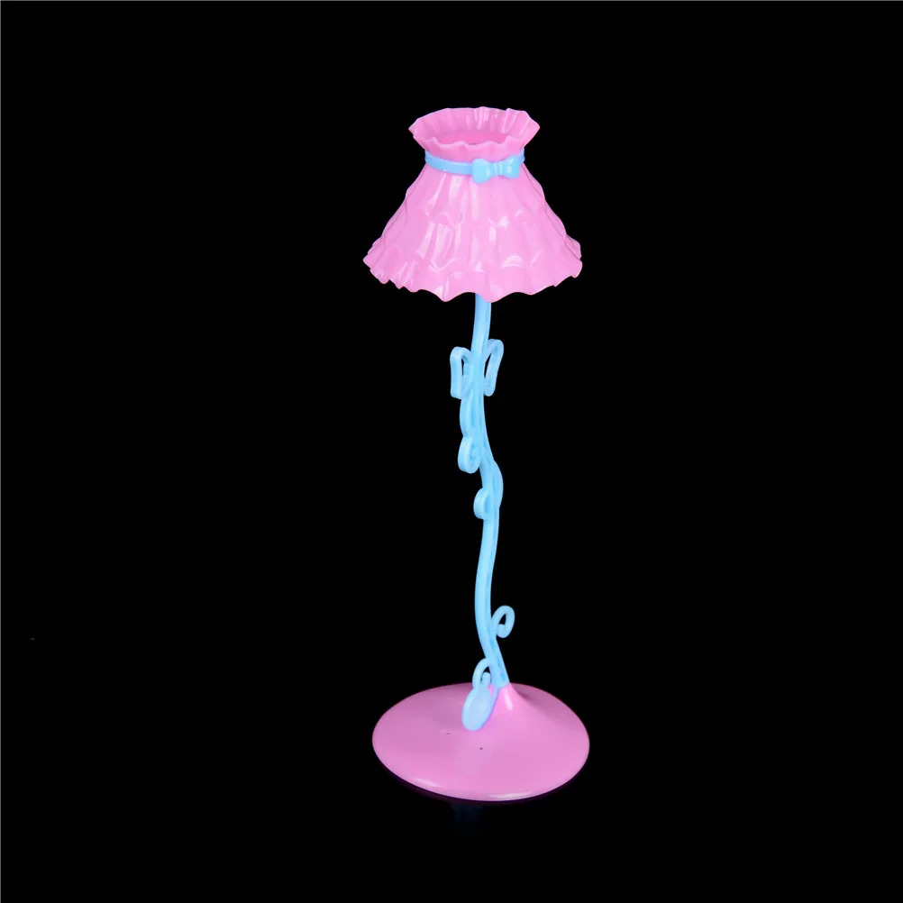 

Mini Plastic Dollhouse Furniture lamp for Dolls Simulated Office Lamp for Girls Playing House Toy living room Accessories