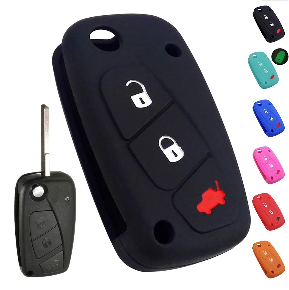 Auto Schlussel Schutz Hulle Glow Blau Fur Fiat 500 Ducato Punto Doblo Panda