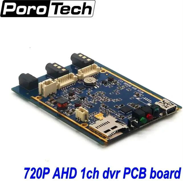 1CH Mini AHD XBOX DVR PCB Board 30fps Security Digital Video Recorder Support 128GB SD Card 1pcs