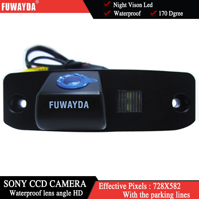 

FUWAYDA SONY CCD Chip Car Rear View Reverse Backup CAMERA For Hyundai Tucson Accent Elantra Terracan Sonata Veracruz
