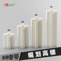 1/500-800 масштабная модель поезда сцена модели зданий материалы пластик недвижимость поезд хо