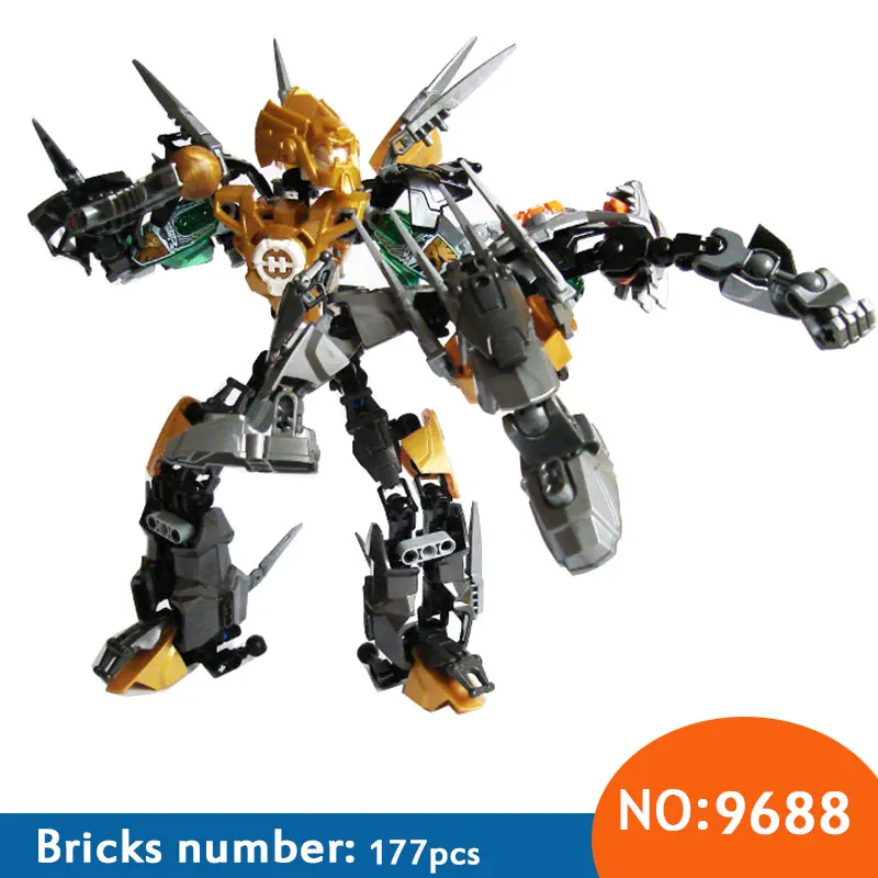 

NEW 177pcs 9688 Hero Factory 3.0 Stars Wars ROCKA XL Robot Figure building blocks sets toys kids bricks Bringuedos