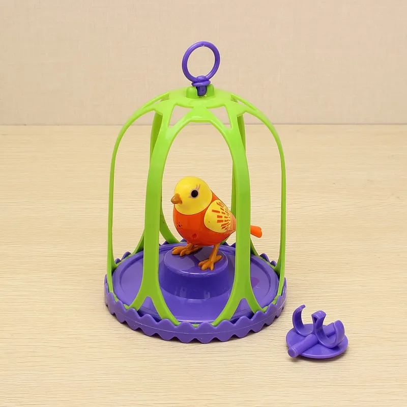 Intelligent Electric Bird Talking Parrot Digi Birds Pets Sound Whistle Induction Concert Bird