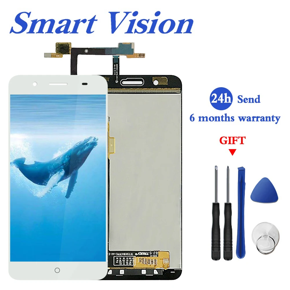 

For ZTE Blade A610 plus A2 plus LCD Display and Touch Screen Digitizer 5.5 inch Mobile Phone Accessories With Tools+Adhesive