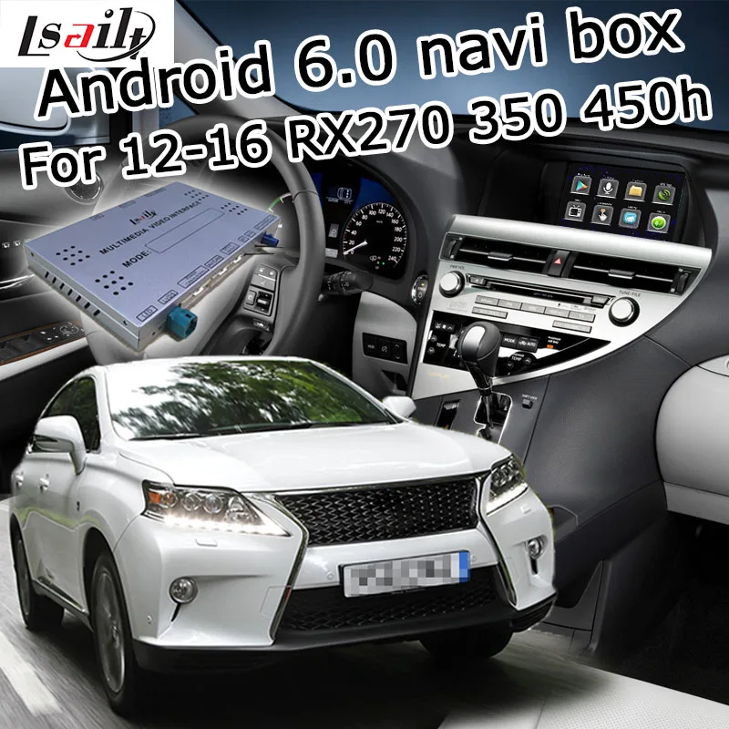 Android 6 0 GPS navigation box for Lexus RX 2012 2016 etc video interface with GVIF