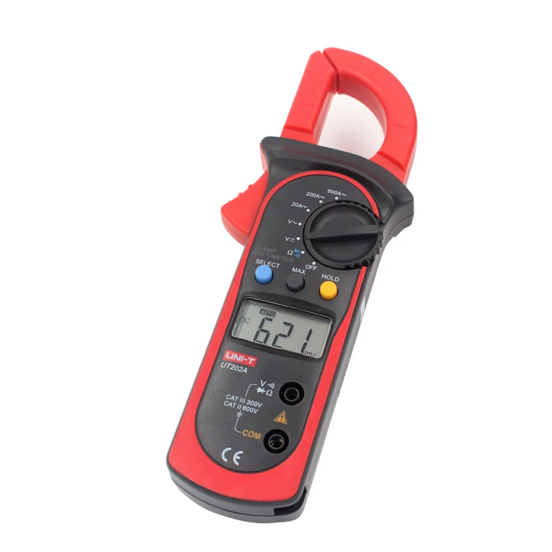 UNI-T UT202A Digital abrazadera metros DC/AC voltaje comprobadores de resistencia multímetros Pinza Amperimetrica herramienta de diagnóstico multímetro UNI-T UT202A Digital abrazadera metros DC/AC voltaje comprobadores de resistencia multímetros Pinza Amperimetrica herramienta de diagnóstico multímetro