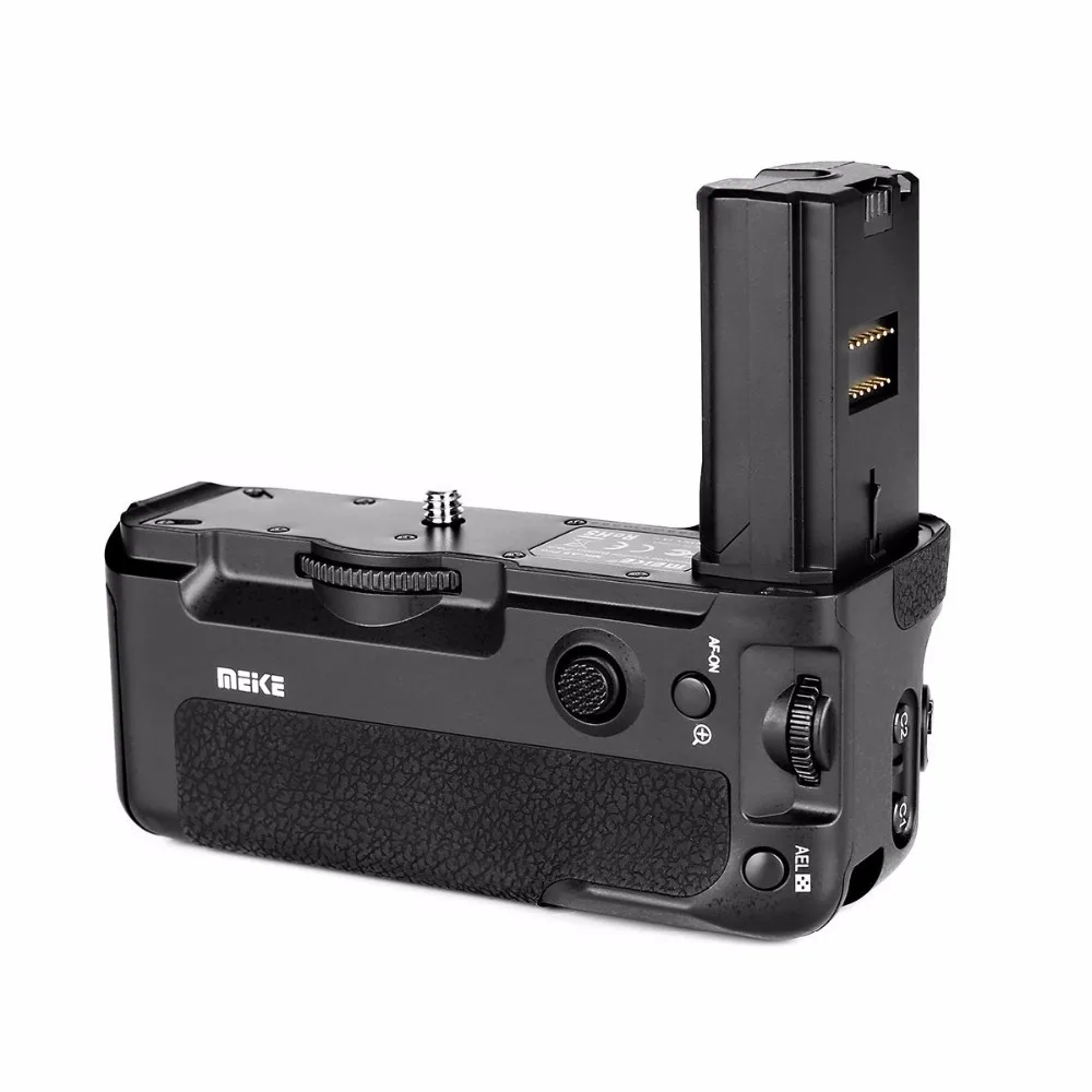Skup Meike MK A9 Pro uchwyt baterii 2.4GHz pilota zdalnego sterowania, aby pionowe funkcja fotografowania dla Sony A9 A7RIII A7III A7 III kamera