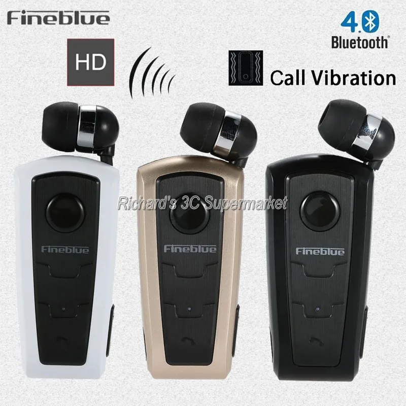 

Mini Wireless Driver Auriculares Bluetooth Earphone Fineblue F910 Audifonos Vibration Wear Clip Stereo Sport Running Headset