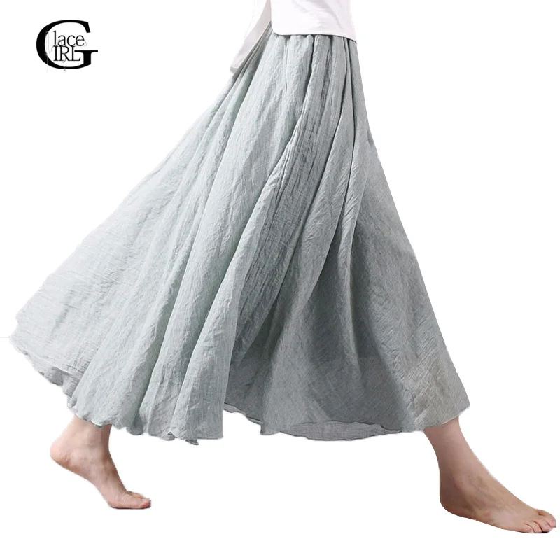 women's pleated maxi skirts
